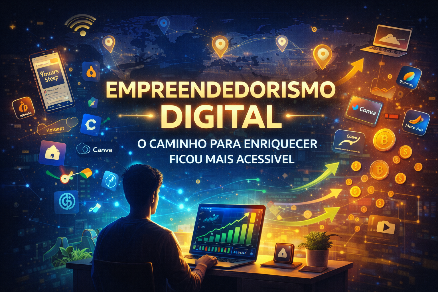 Empreendedorismo digital: por que enriquecer é mais acessível