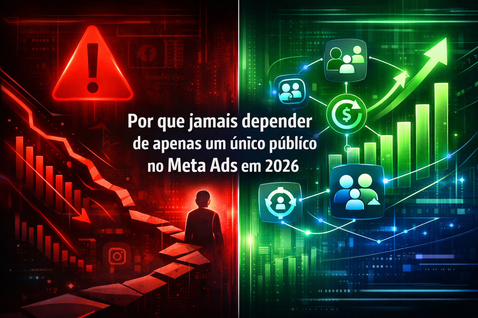 Por que jamais depender de apenas um único público no Meta Ads