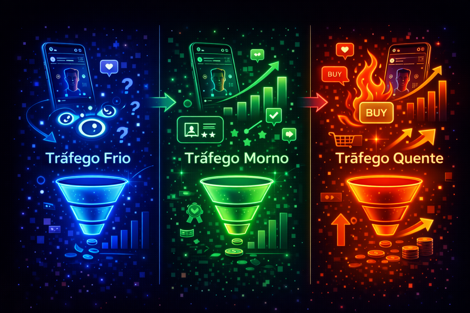 Tráfego frio, morno e quente: como adaptar a comunicação