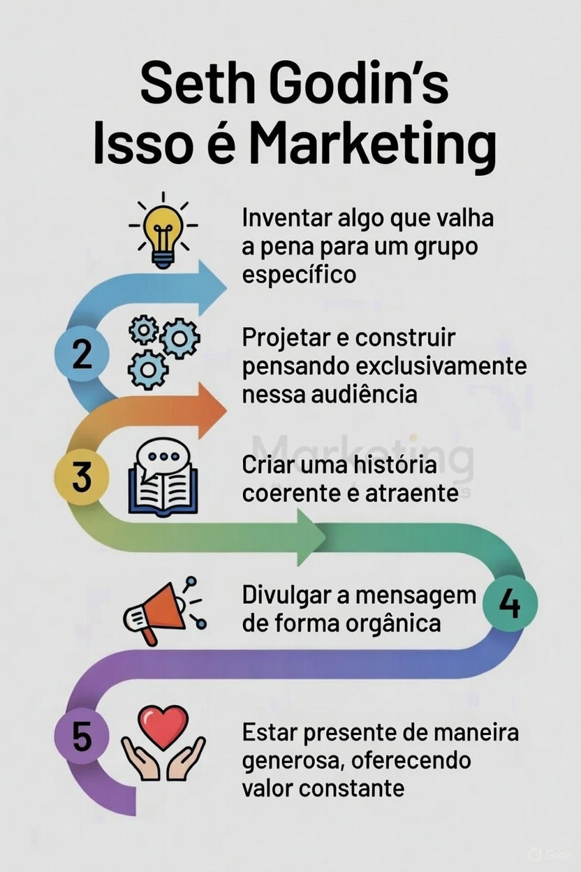 Ilustração do Isso é Marketing. Imagem gerada por IA.