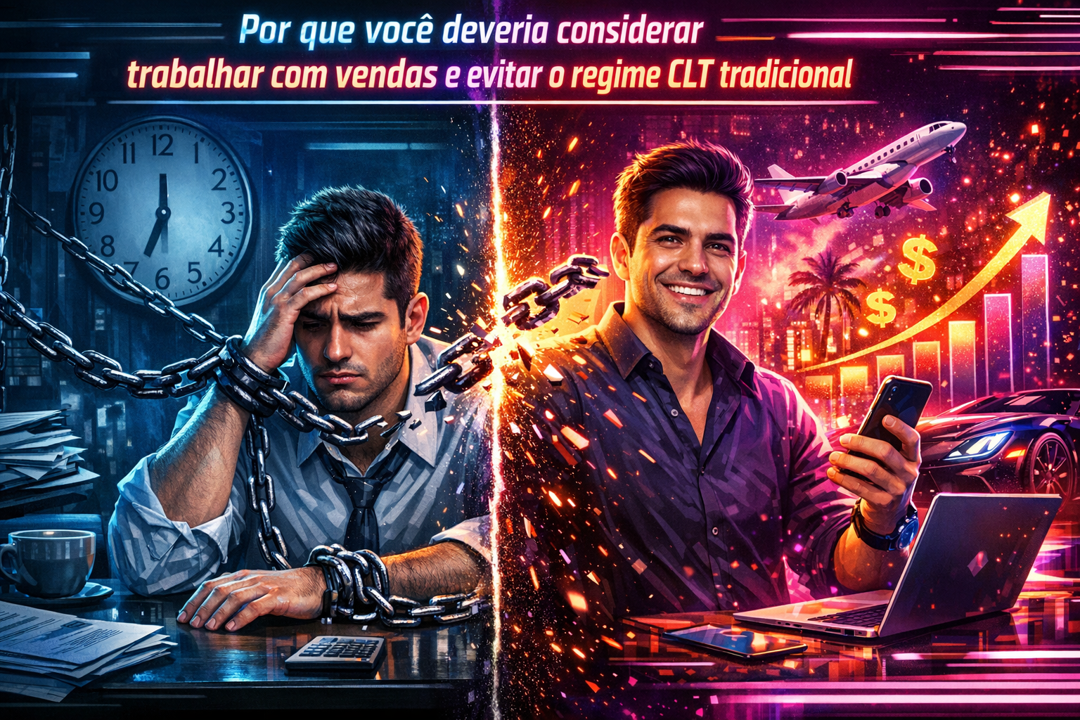 Por que considerar trabalhar com vendas e evitar o CLT