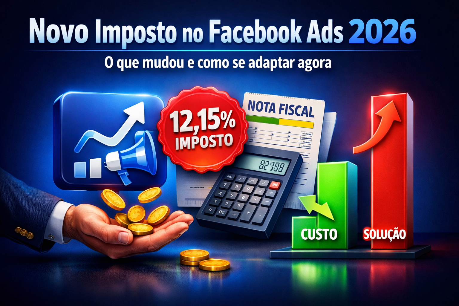 Novo imposto no Facebook Ads: o que mudou em 2026